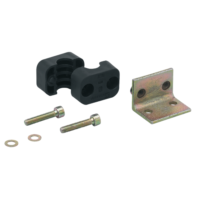 E43016: Befestigungsschelle für Füllstandsensoren; 62 x 41 x 30 mm