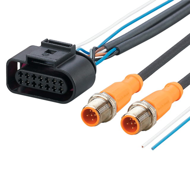 EC3148: Y-Verbindungskabel; Adapterkabel; 0,6 m; PUR / ; Gehäusewerkstoffe Gehäu