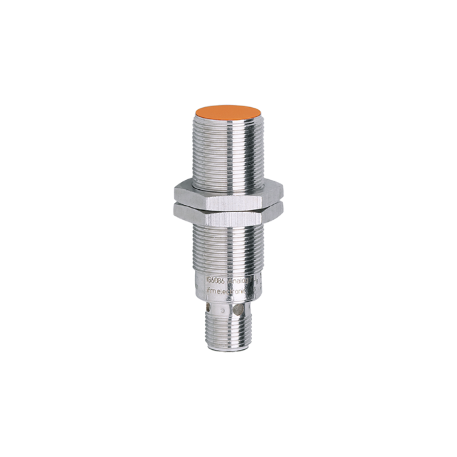 IG6087: Induktiver Sensor; M18 x 1 / L = 60 mm; Messbereich 0,5...5 mm; Analogau