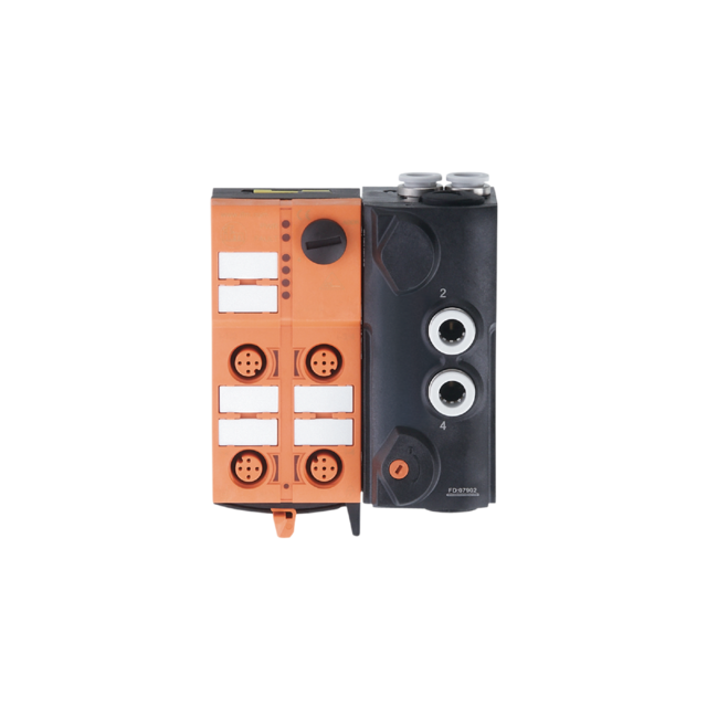 AC246A: AS-i Pneumatikmodul; 108 x 85 x 50 mm; AS-i; AirBox 5/2 2DI-Y II 3D; Ans
