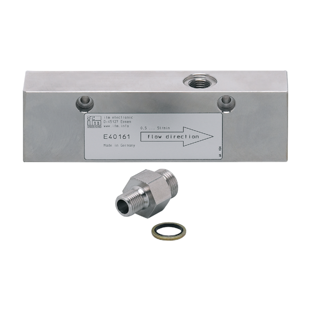 E40161: Prozessadapter für kleine Durchflussmengen; Sensorikanschluss M18 x 1,5;