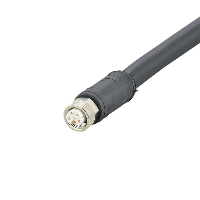 E12643: Anschlusskabel mit Buchse; Powerkabel, L-codiert; 10 m; PVC/PUR; IP 67;