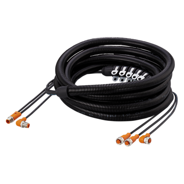 EVC507: Multikabel; Betriebsspannung < 250 V AC; 5 m; PUR; IP 65; IP 67; IP 68;