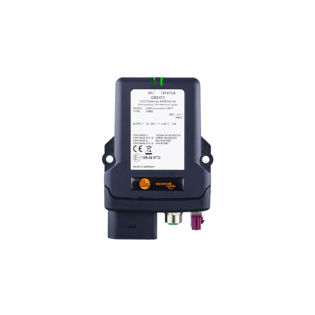 CR3171: Ethernet LTE/GNSS Funkmodem; Steckverbindung