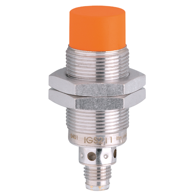 IGS211: Induktiver Sensor; M18 x 1 / L = 52 mm; Schaltabstand 12 mm nicht bündig