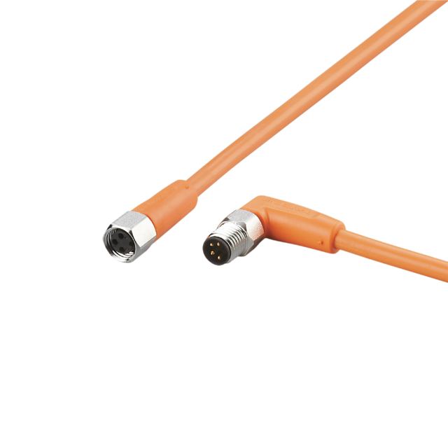 EVT208: Verbindungskabel; Betriebsspannung < 50 V AC; 2 m; PVC; IP 65; IP 67; IP