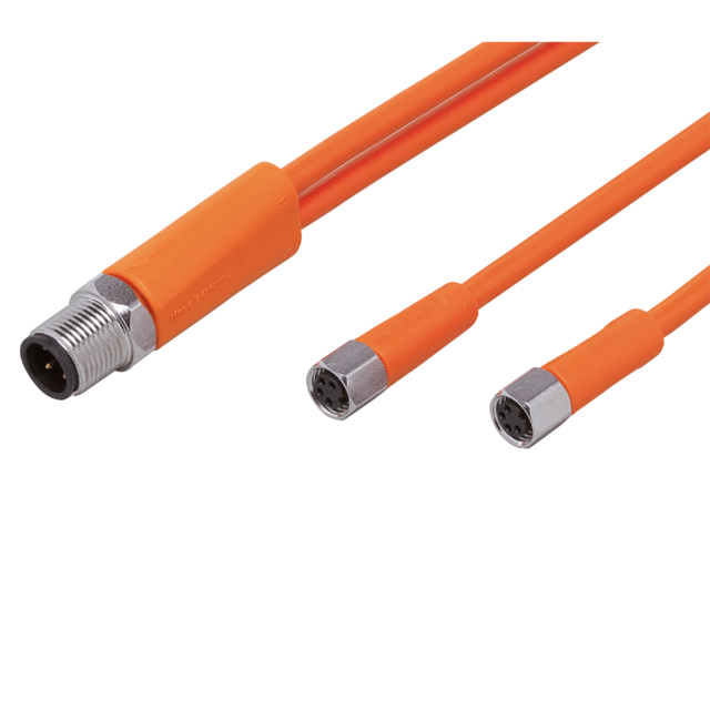 EVT339: Y-Verbindungskabel; Betriebsspannung < 50 V AC; 2; 0,6 m; PVC; IP 65; IP