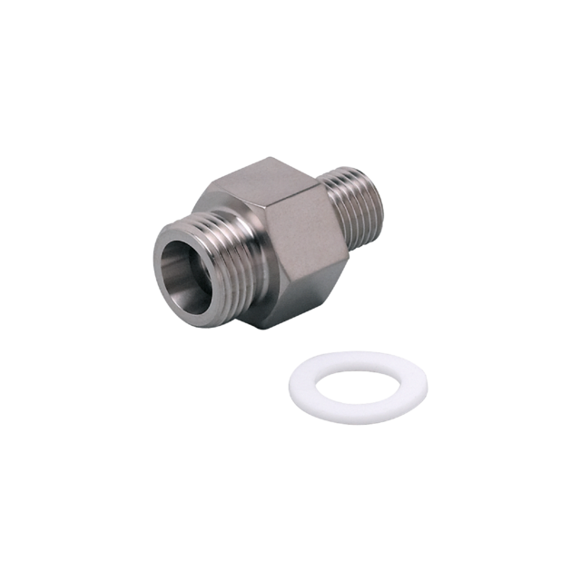E40115: Einschraubadapter für Prozesssensoren; M18 x 1,5 mm; Sensorikanschluss M
