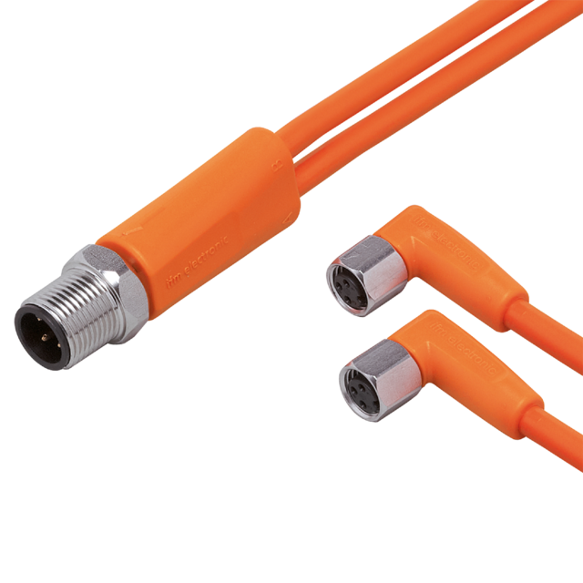 EVT340: Y-Verbindungskabel; Betriebsspannung < 50 V AC; 2; 0,6 m; PVC; IP 65; IP