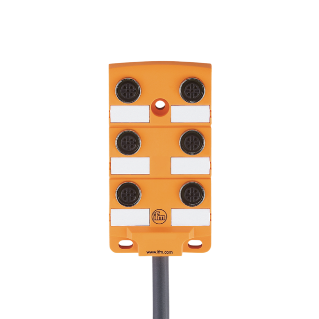 EBC018: Zentralverteiler; M12; 6; 5 m; PUR; Gehäusewerkstoffe Gehäuse: PA; IP 67
