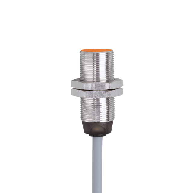 IG5899: Induktiver Sensor; M18 x 1 / L = 43 mm; Schaltabstand 8 mm bündig einbau