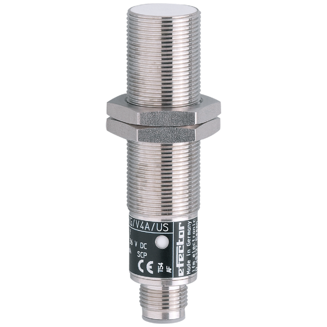 IG5773: Induktiver Sensor; M18 x 1 / L = 76 mm; Schaltabstand 5 mm bündig einbau