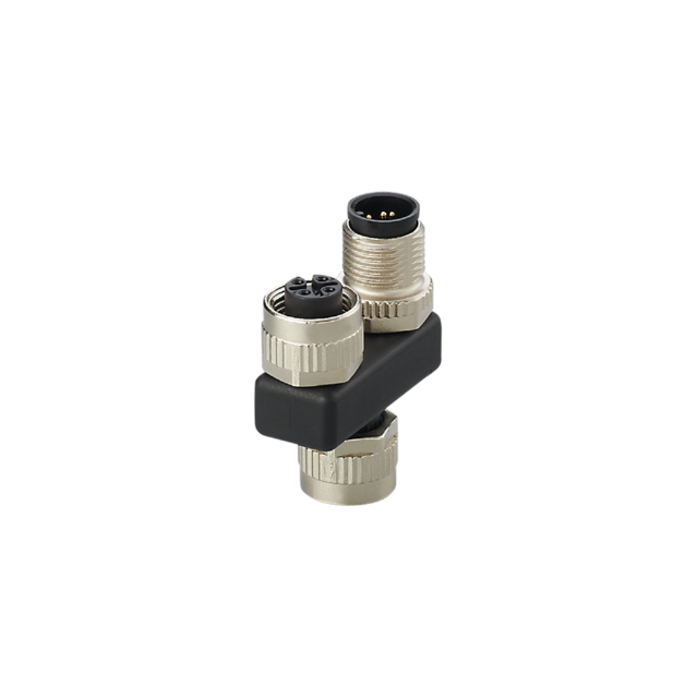 E12481: Y-Verteiler; M12; Gehäusewerkstoffe Gehäuse: PUR; IP 67; Silikonfrei ja;
