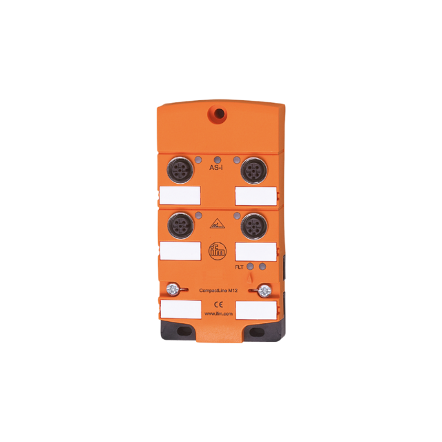 AC2411: AS-i Eingangs-/Ausgangsmodul; 118,2 x 60 x 27 mm; CompactModule 2DI 2DO