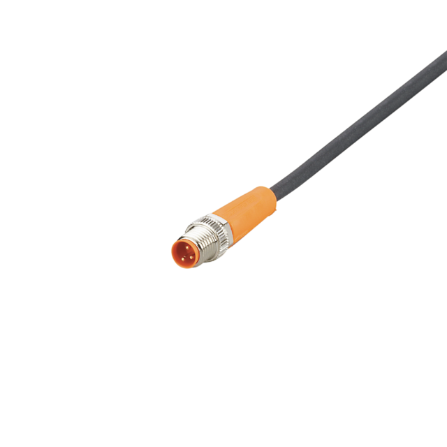 EVC344: Anschlusskabel mit Stecker; Betriebsspannung < 50 V AC; 2 m; PUR; IP 65;
