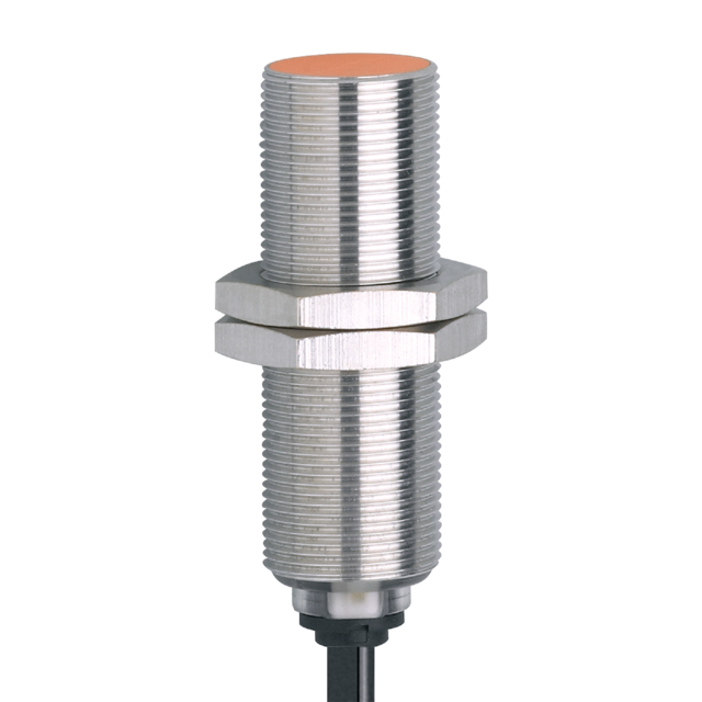 IG0378: Induktiver Sensor; M18 x 1 / L = 55 mm; Schaltabstand 5 mm bündig einbau
