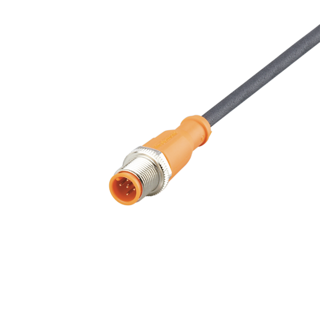 EVC094: Anschlusskabel mit Stecker; Betriebsspannung < 60 V AC; 2 m; PUR; IP 65;