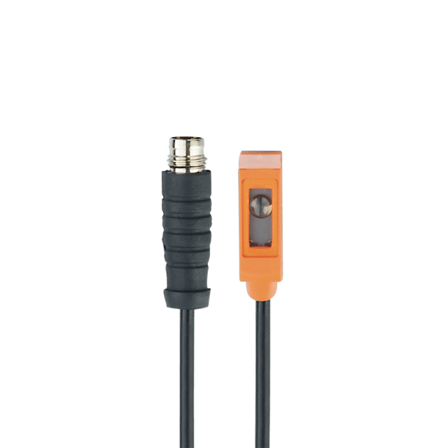 O8S201: Einweglichtschranke; Rotlicht; 3 m; IP 65; IP 67; 0,3 m PVC-Kabel; M8 St