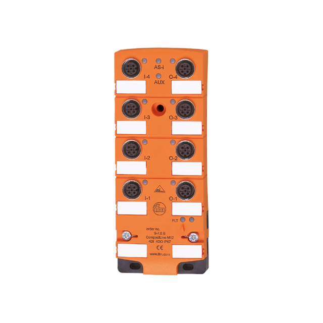 AC2452: AS-i Eingangs-/Ausgangsmodul; 152 x 60 x 27 mm; CompactModule 4DI 4DOT M