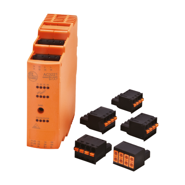 AC3221: AS-i Eingangs-/Ausgangsmodul; 123,2 x 25,4 x 108 mm; SmartL25 4DI AUX 4D
