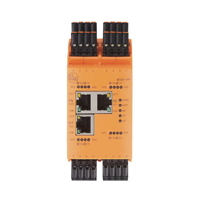 AL1940: IO-Link Master mit Modbus TCP-Schnittstelle; 125,7 x 50 x 105,3 mm; Anza