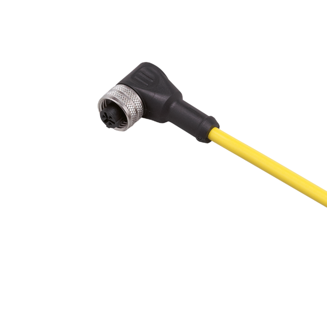 E10200: Anschlusskabel mit Buchse; Betriebsspannung < 250 V AC; 5 m; PVC; IP 67
