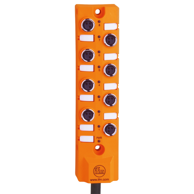 EBC070: Zentralverteiler; M8; 8; PNP; 2 m; PUR; Gehäusewerkstoffe Gehäuse: PBT-G