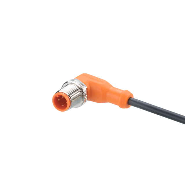 EVC080: Anschlusskabel mit Stecker; Betriebsspannung < 250 V AC; 5 m; PUR; IP 65