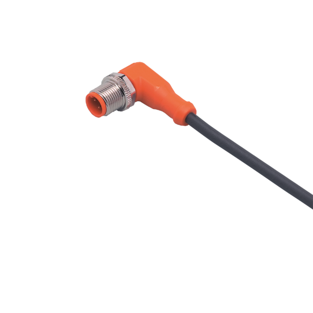 EVC593: Anschlusskabel mit Stecker; Betriebsspannung < 250 V AC; 5 m; PUR; IP 65