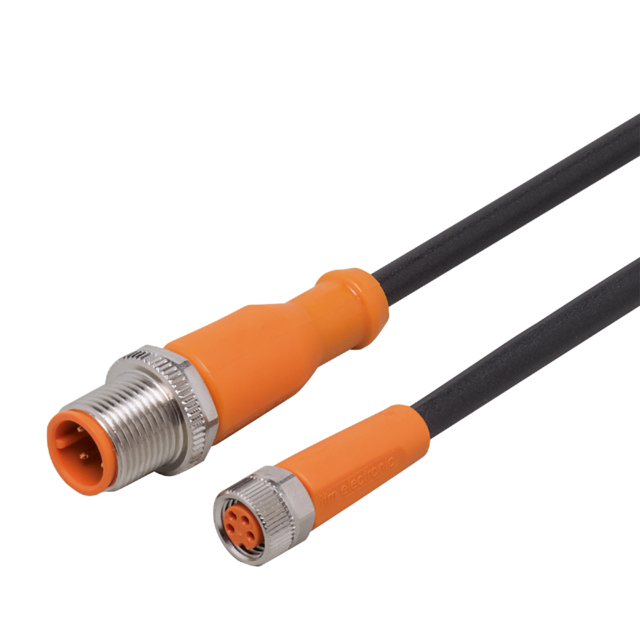 EVCA02: Verbindungskabel; Betriebsspannung < 50 V AC; 2,5 m; PUR; IP 65; IP 67;
