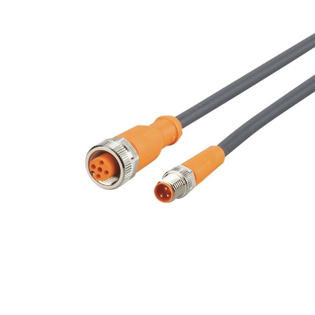 EVC829: Verbindungskabel; Betriebsspannung < 50 V AC; 4 m; PUR; IP 65; IP 67; IP