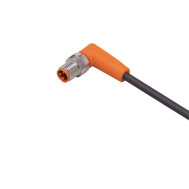 EVC429: Anschlusskabel mit Stecker; Betriebsspannung < 50 V AC; 5 m; PUR; IP 65;