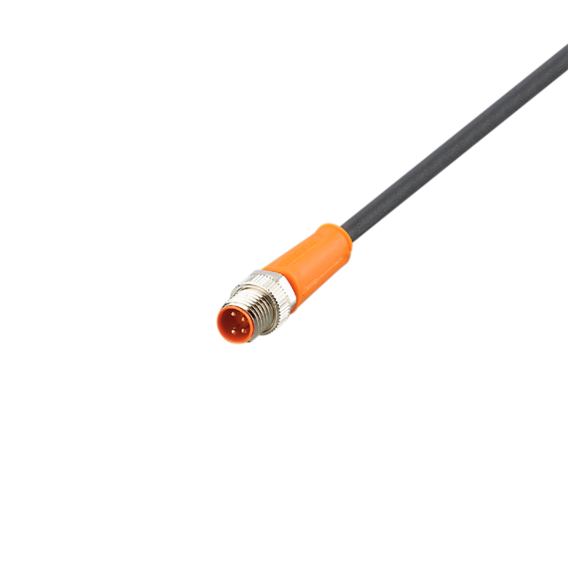 EVC987: Anschlusskabel mit Stecker; Betriebsspannung < 50 V AC; 8 m; PUR; IP 65;