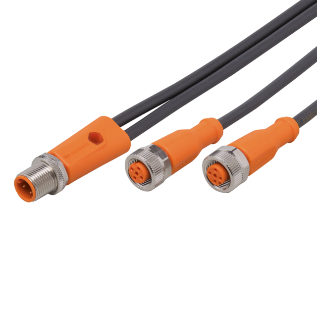 EVCA04: Y-Verbindungskabel; 2; 0,3 m; PUR; IP 65; IP 67; IP 68; IP 69K; Silikonf