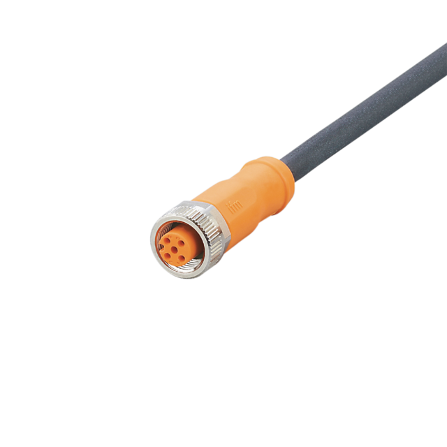 EVCC08: Anschlusskabel mit Buchse; Betriebsspannung < 250 V AC; 15 m; PUR; IP 65