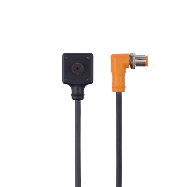 EVCB19: Verbindungskabel mit Ventilstecker; Betriebsspannung < 24 V AC; 3 m; PUR