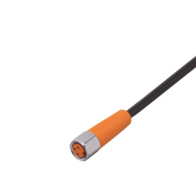 EVM021: Anschlusskabel mit Buchse; Betriebsspannung < 50 V AC; 5 m; PUR; IP 65;