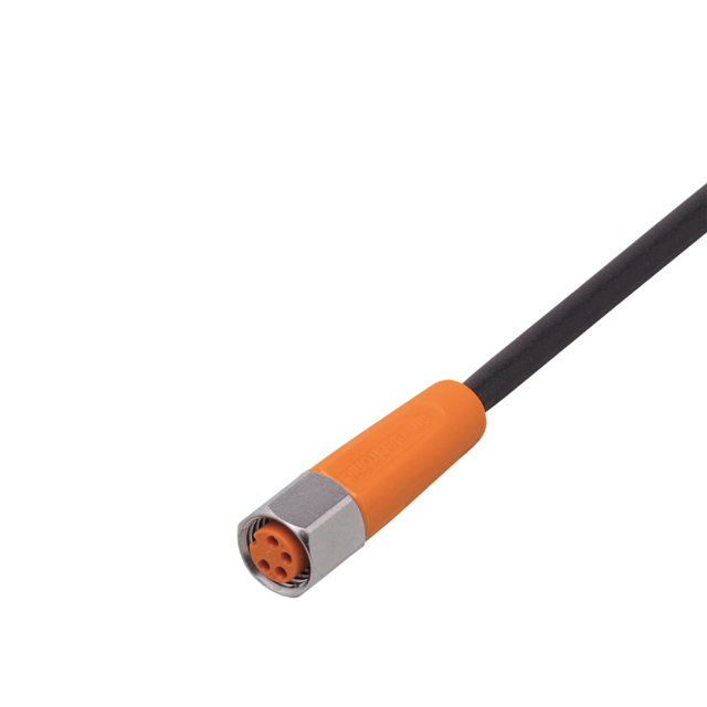 EVM031: Anschlusskabel mit Buchse; Betriebsspannung < 50 V AC; 15 m; PUR; IP 65;