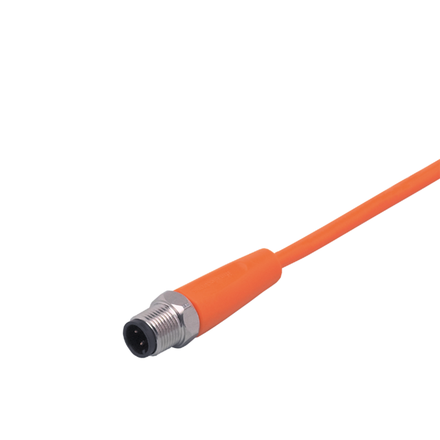 EVT089: Anschlusskabel mit Stecker; Betriebsspannung < 60 V AC; 2 m; PVC; IP 65;