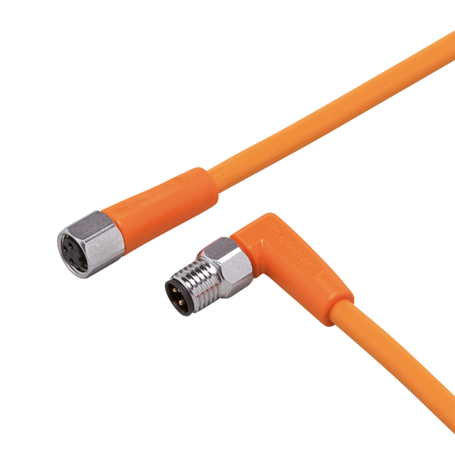 EVT161: Verbindungskabel; Betriebsspannung < 50 V AC; 0,6 m; PVC; IP 65; IP 67;
