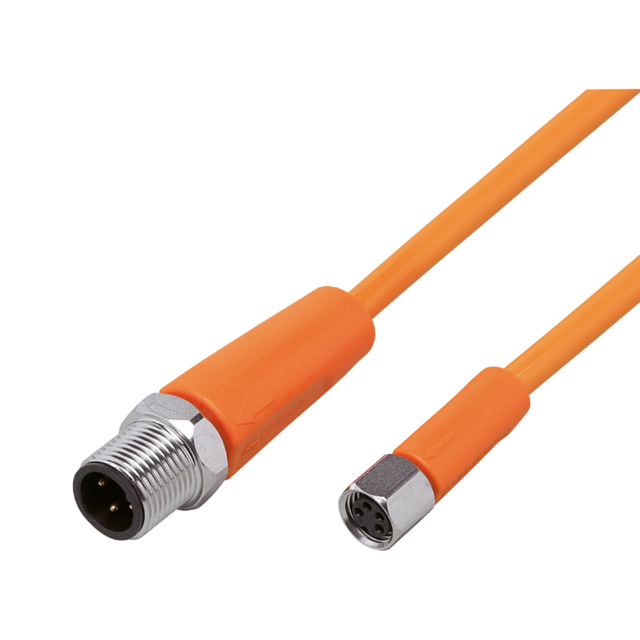 EVT251: Verbindungskabel; Betriebsspannung < 50 V AC; 5 m; PVC; IP 65; IP 67; IP