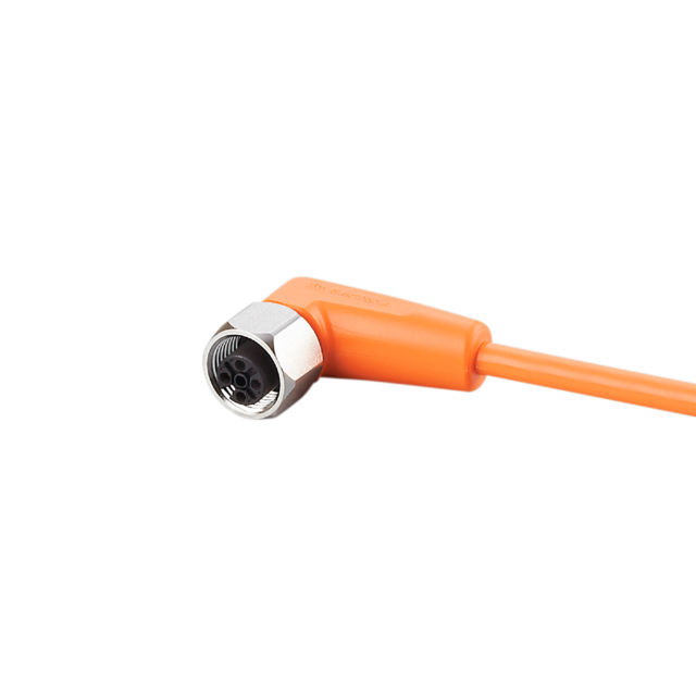 EVT401: Anschlusskabel mit Buchse; Betriebsspannung < 50 V AC; 2 m; PVC; IP 65;