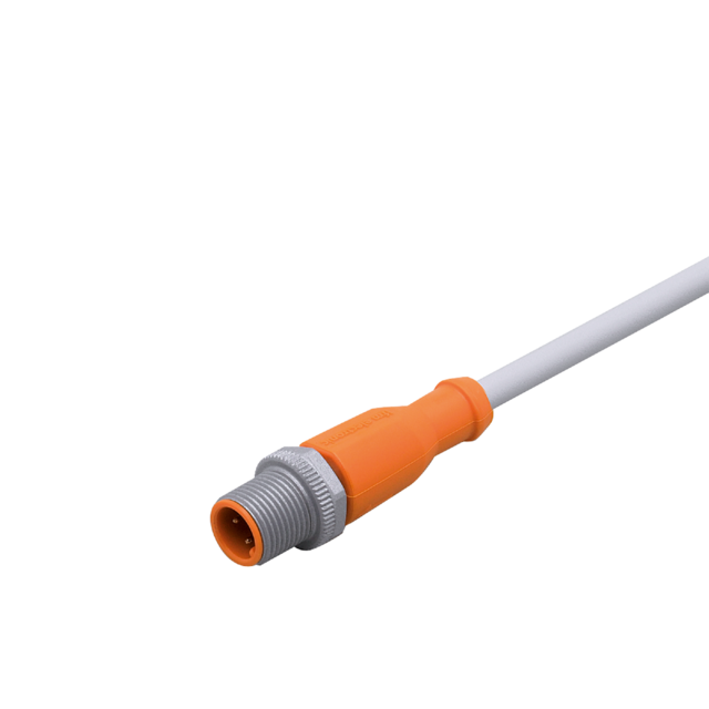 EVW020: Anschlusskabel mit Stecker; Betriebsspannung < 60 V AC; 2 m; PUR; IP 65;