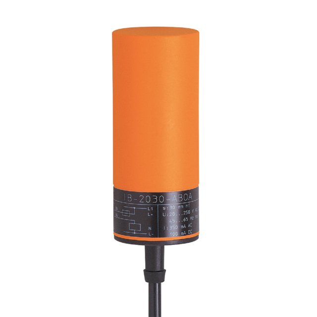 IB0106: Induktiver Sensor; Ø 34 / L = 82 mm; Schaltabstand 20 mm nicht bündig ei