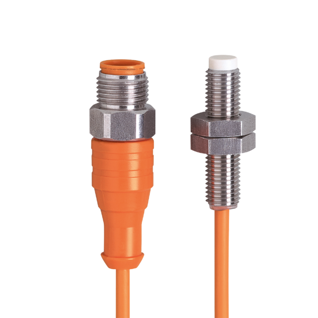IE5378: Induktiver Sensor; M8 x 1 / L = 35 mm; Schaltabstand 3 mm nicht bündig e