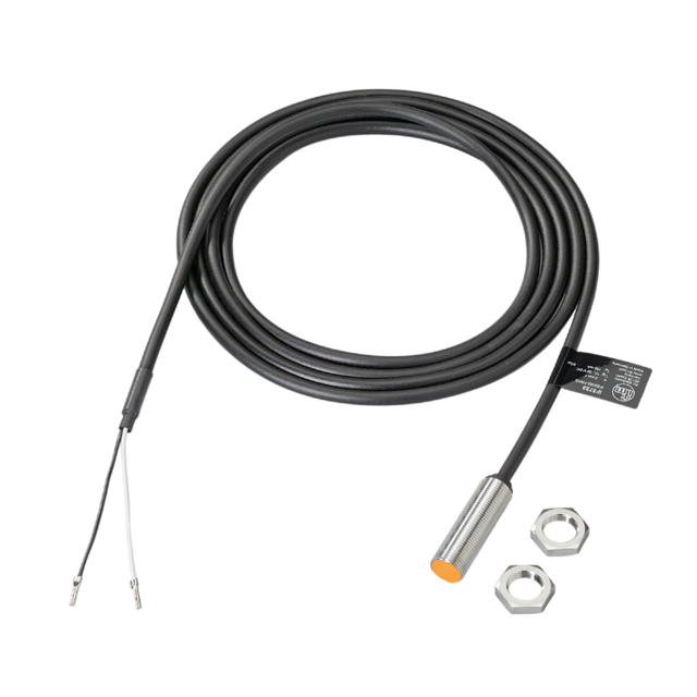 IF5723: Induktiver Sensor; M12 x 1 / L = 40 mm; Schaltabstand 2 mm bündig einbau