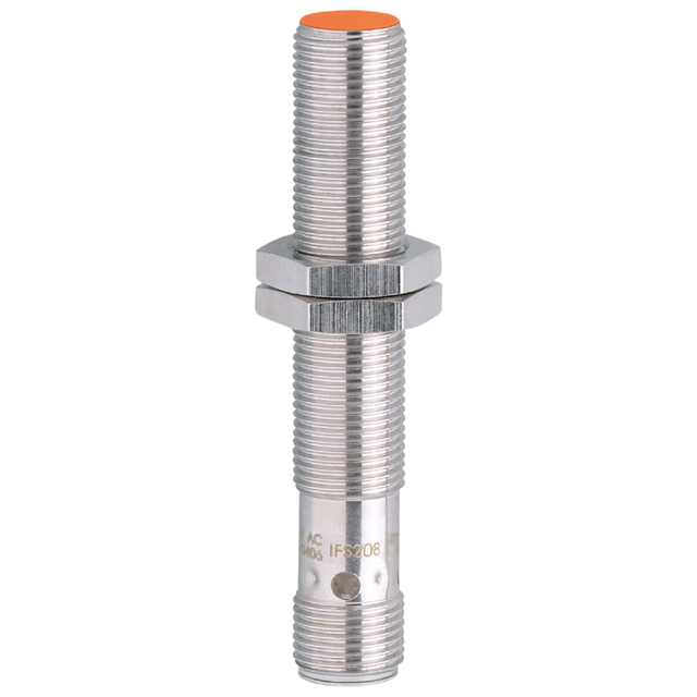 IF6029: Induktiver Sensor; M12 x 1 / L = 70 mm; Messbereich 0,2...2 mm; Analogau