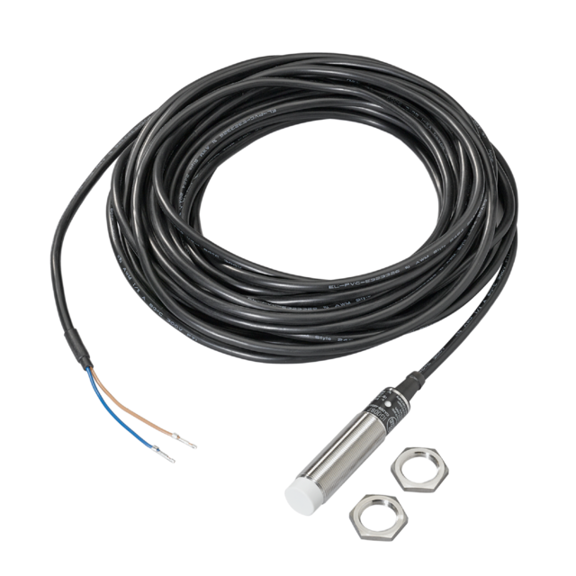 IG0087: Induktiver Sensor; M18 x 1 / L = 80 mm; Schaltabstand 8 mm nicht bündig