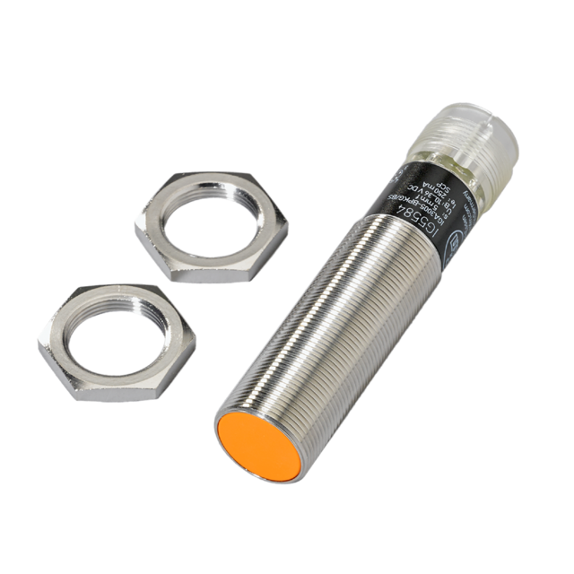IG5584: Induktiver Sensor; M18 x 1 / L = 81 mm; Schaltabstand 5 mm bündig einbau