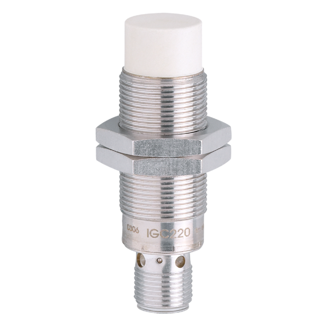 IGC235: Induktiver Sensor; M18 x 1 / L = 60 mm; Schaltabstand 12 mm nicht bündig